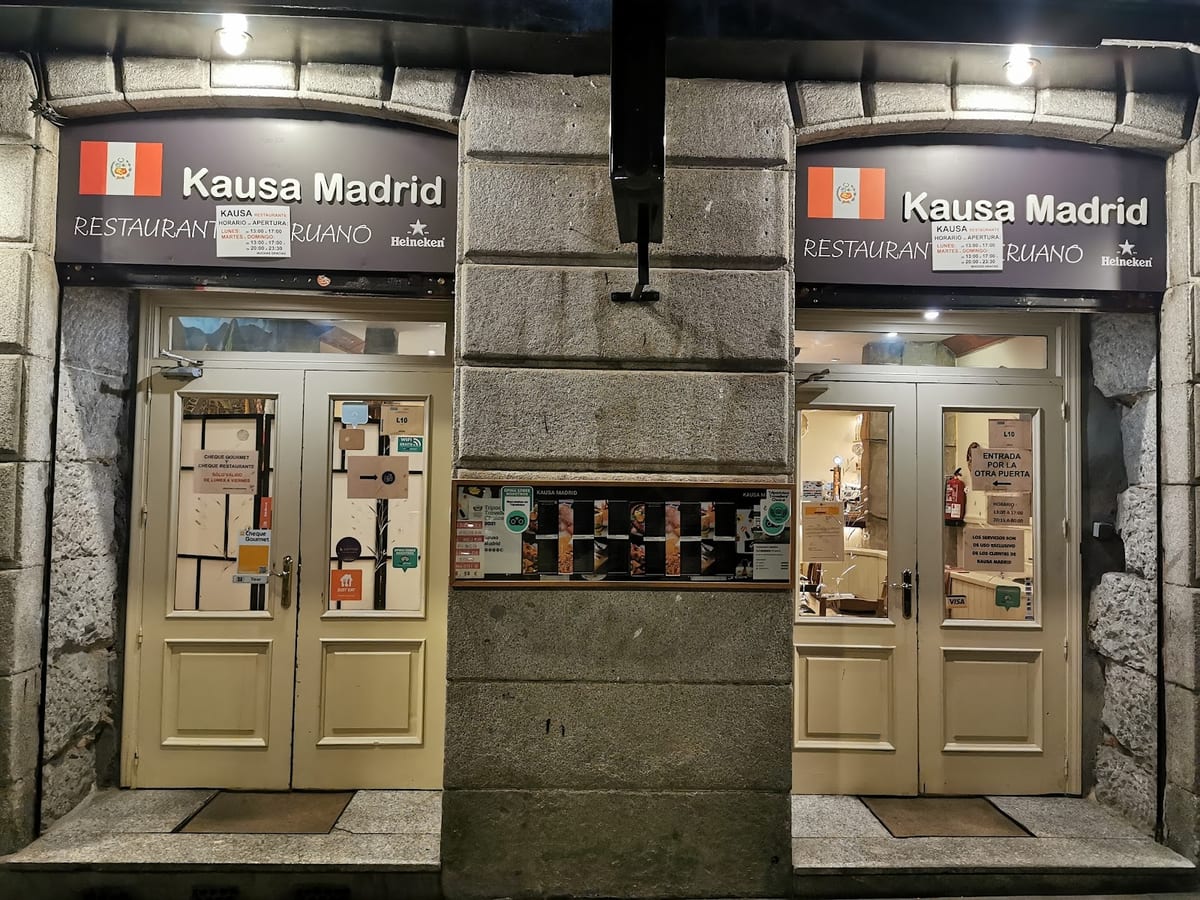 Kausa Madrid 1 — restaurantes en Madrid