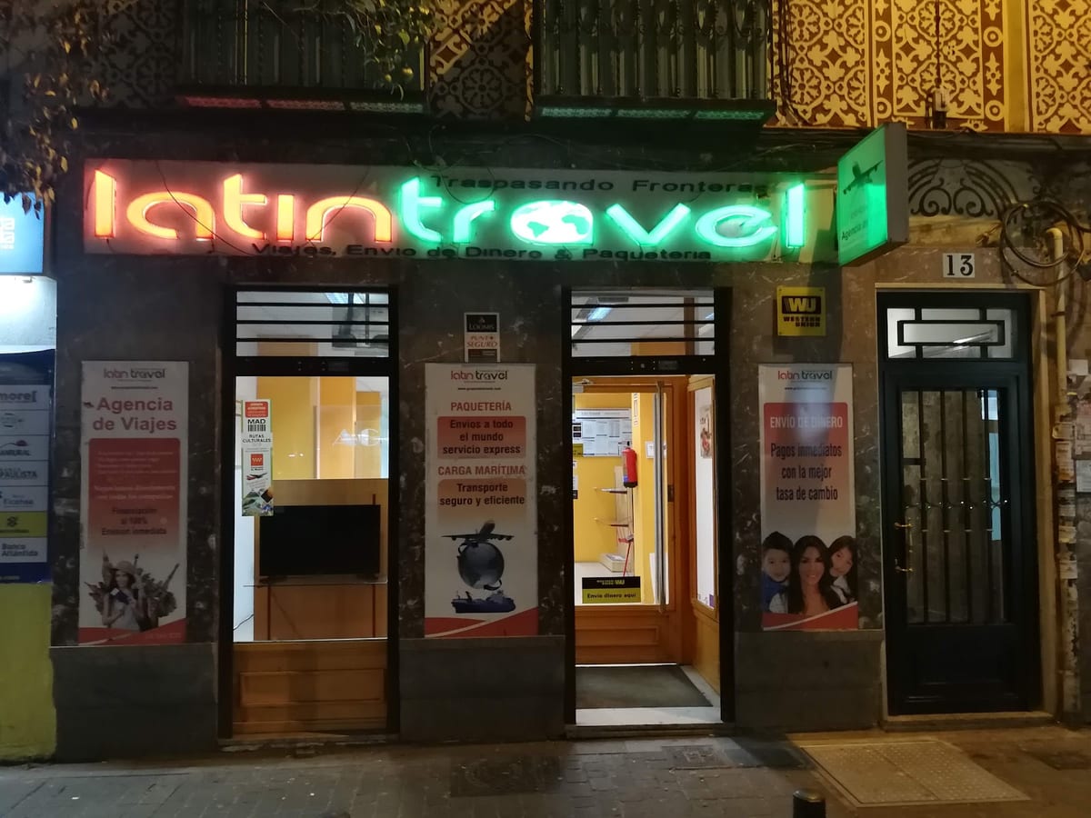 Latin Travel — envíos de dinero en Madrid