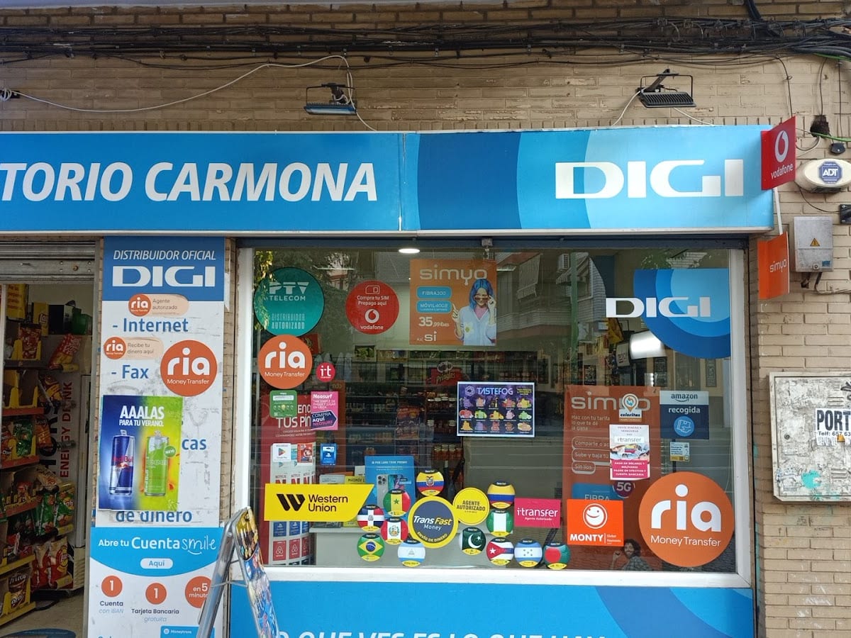 Locutorio Carmona — envíos & finanzas en Sevilla