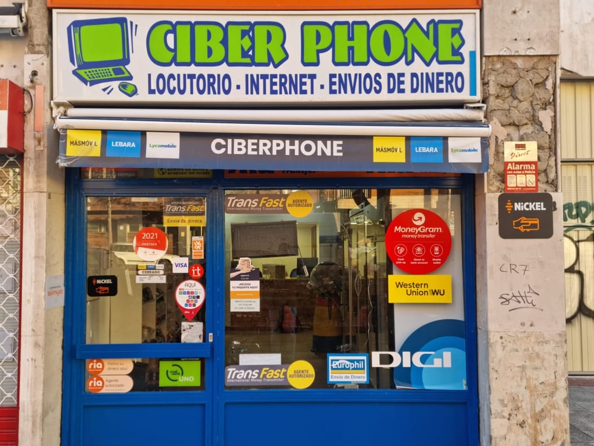 Locutorio Ciber Phone — envíos & finanzas en Bilbao