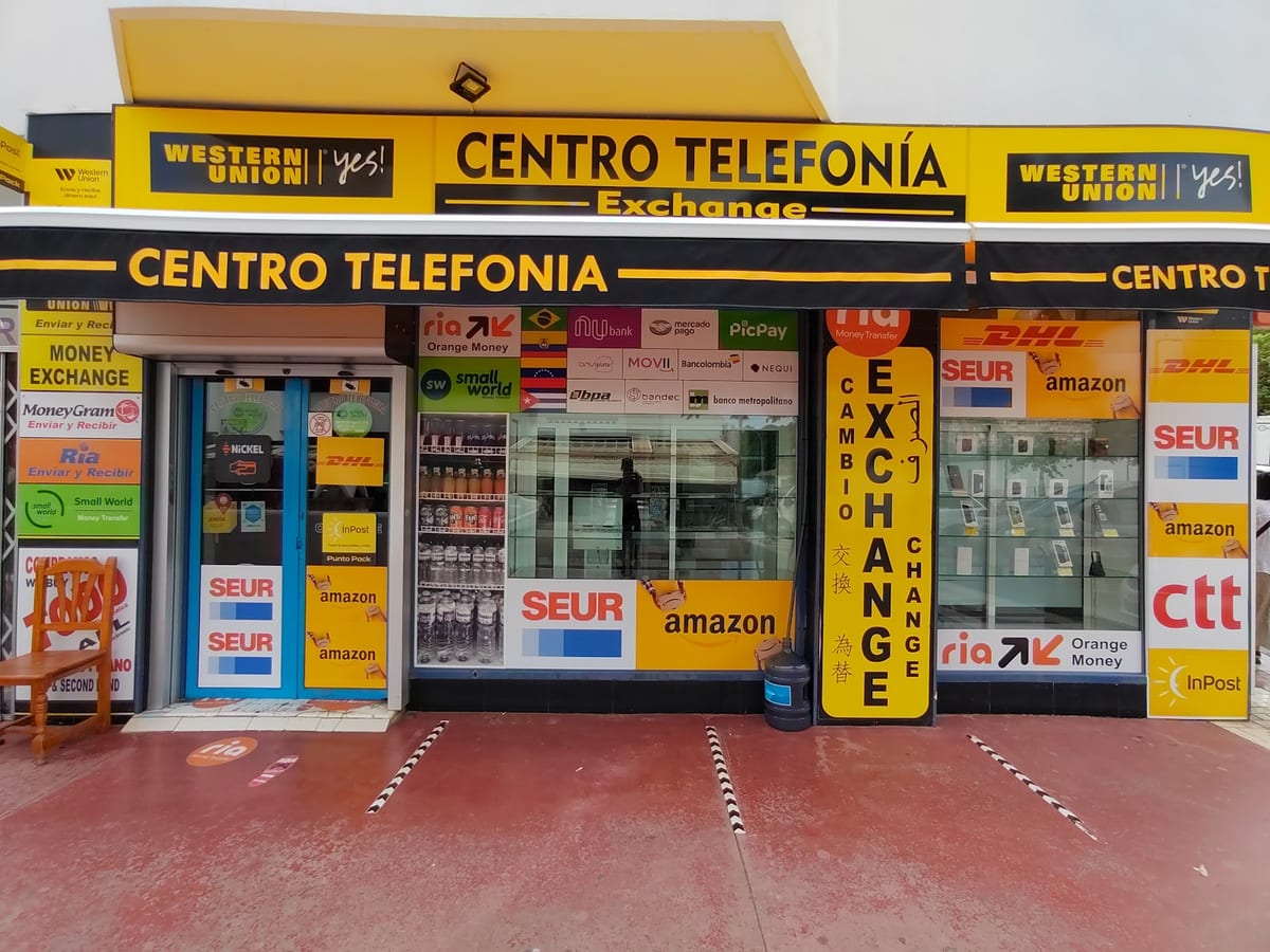 Western Union — envíos de dinero en Málaga